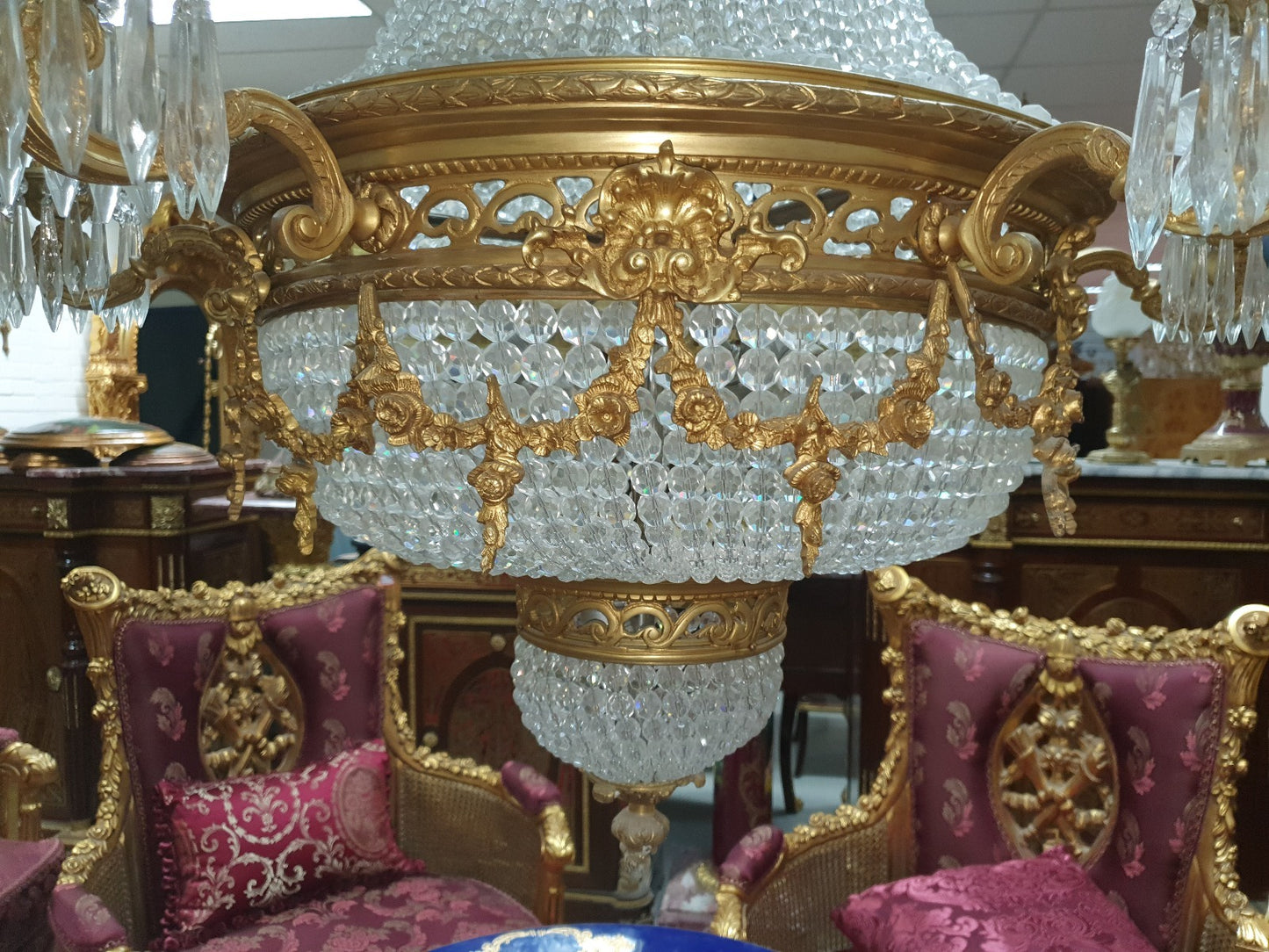 Kroonluchter Henriëtta Goud Exclusief