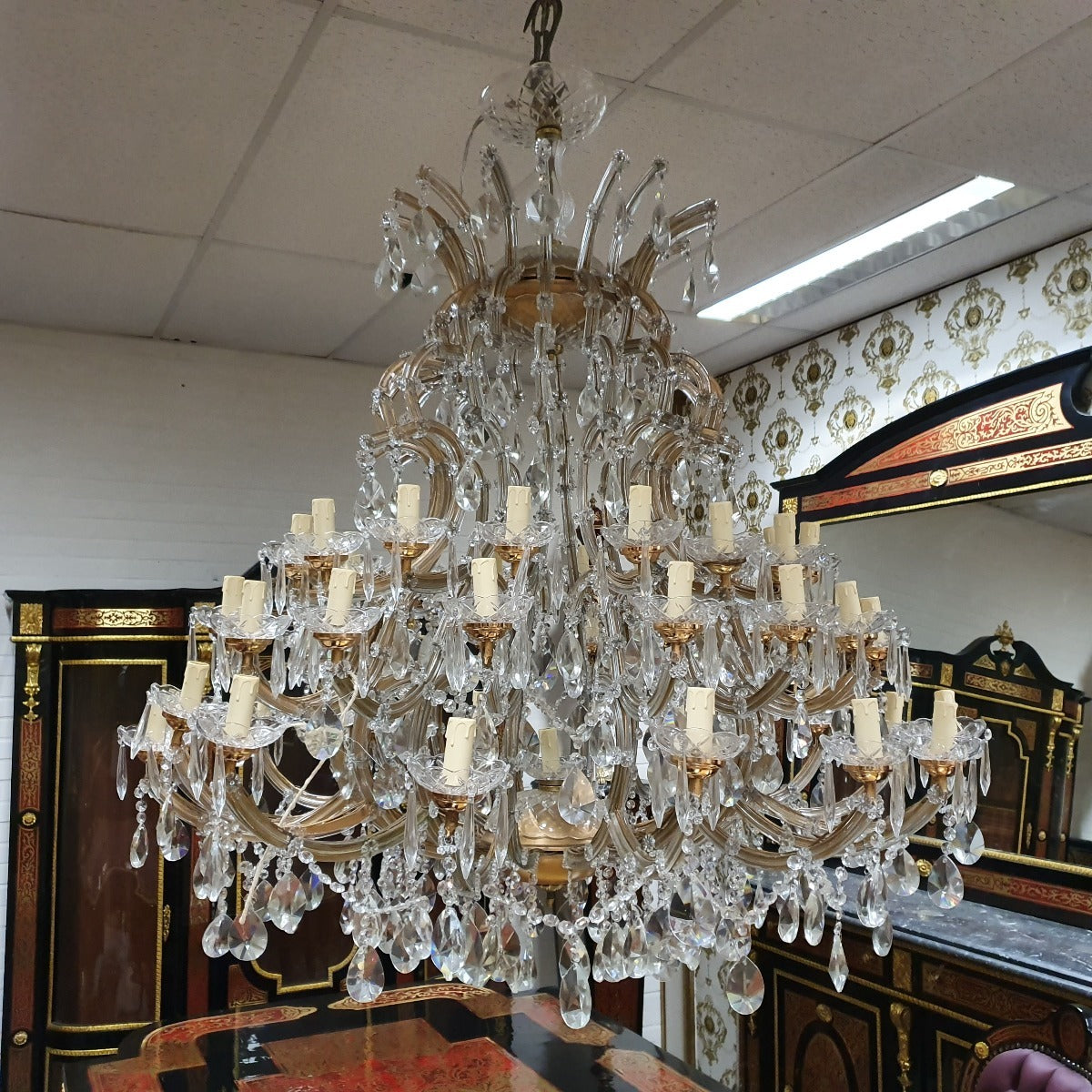 Kroonluchter Kirstal XXL