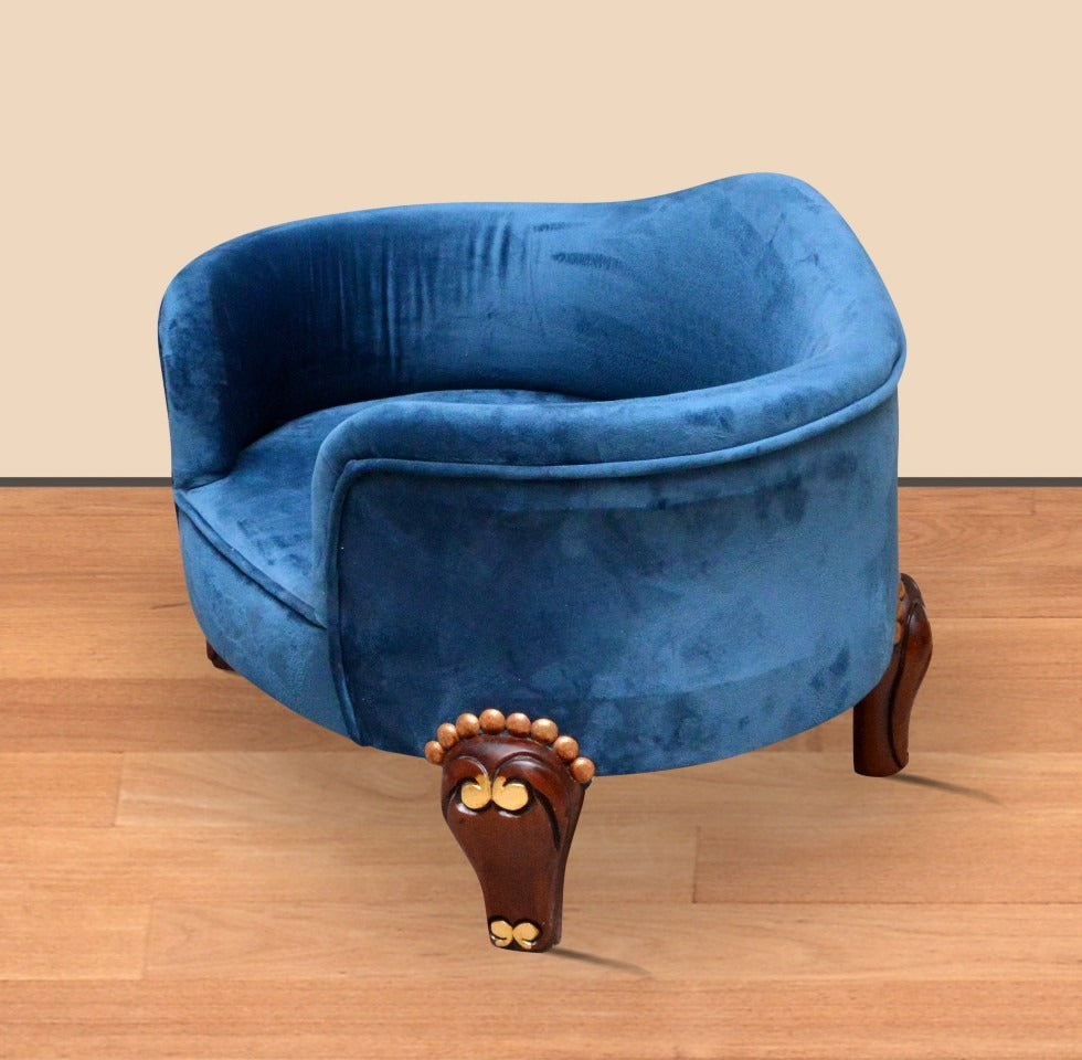 Klein Deluxe Dierenmand - Voor Hond of Kat - Blauw