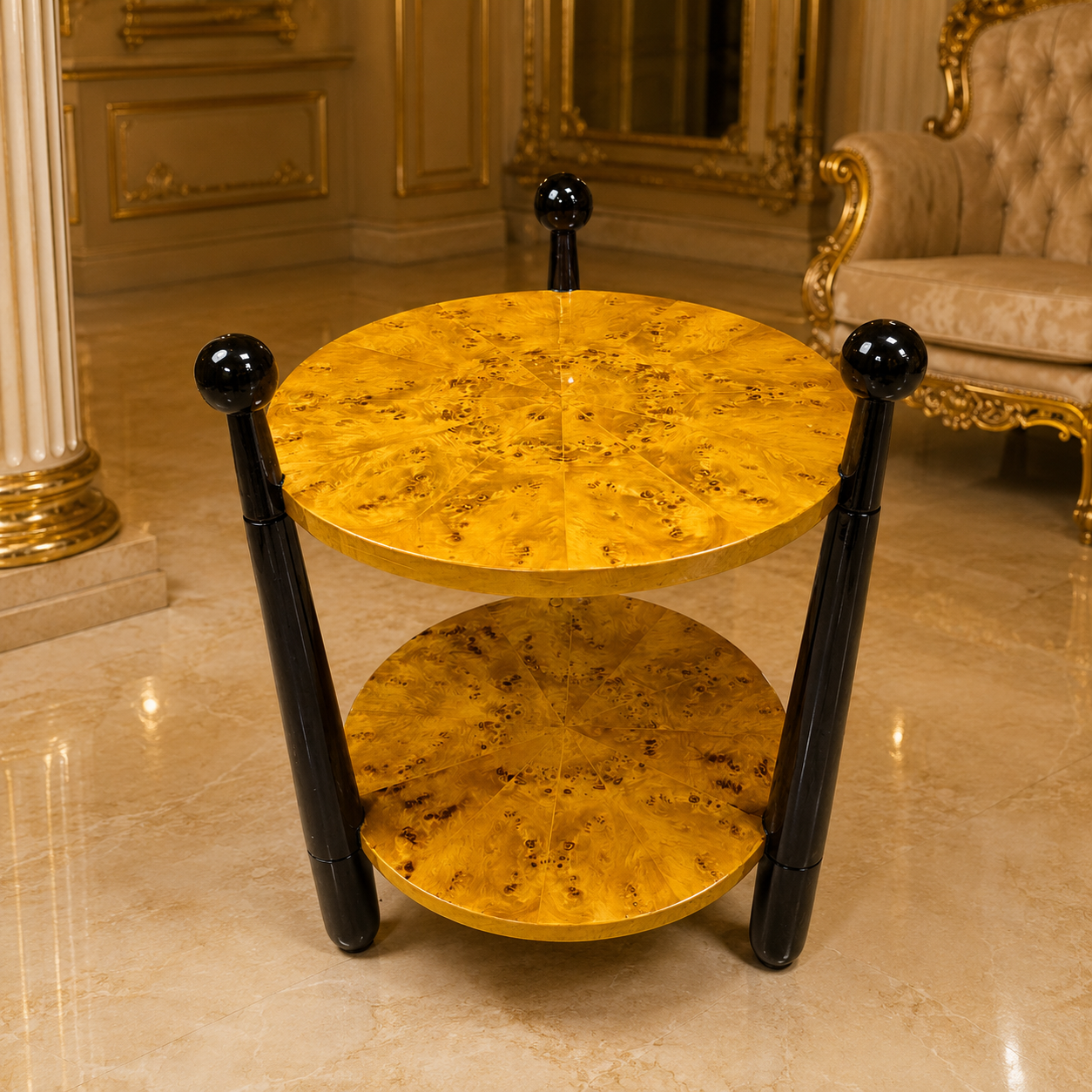 Art-Deco bijzettafel Alaska