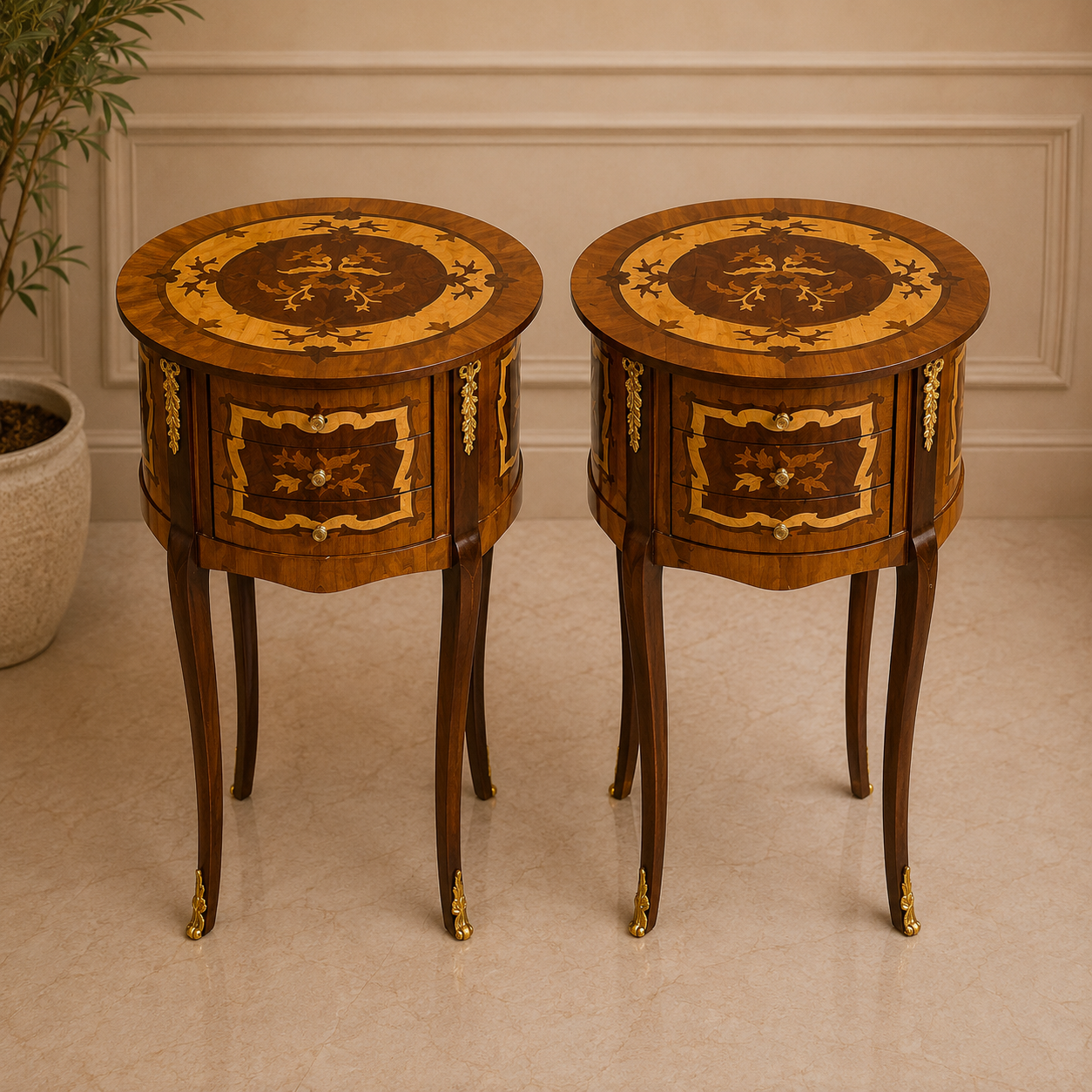 Set Lade kastjes barok 7