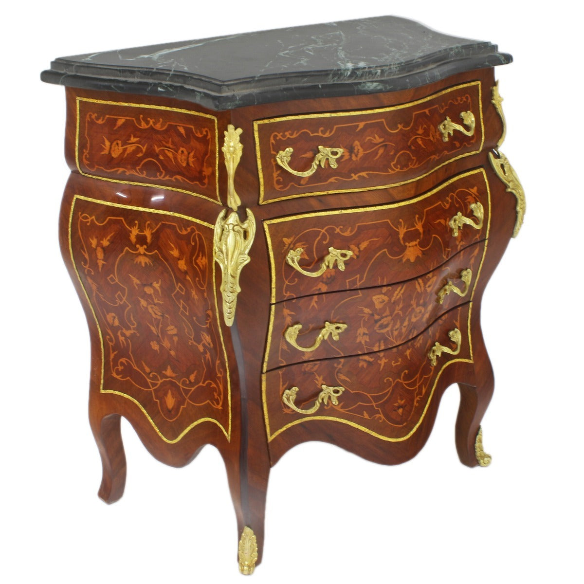 "Luxe barokke commode - Een weelderig pronkstuk met een weelderige afwerking en verfijnde details, biedt deze commode een unieke mix van functionaliteit en schoonheid."