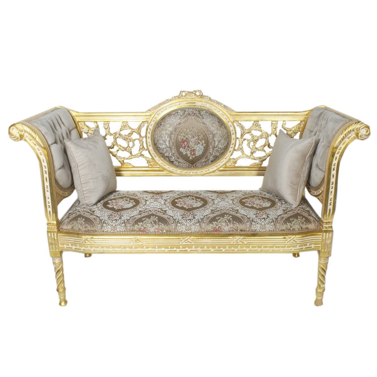 Barok Hocker Cleopatra Royal Napels Goud