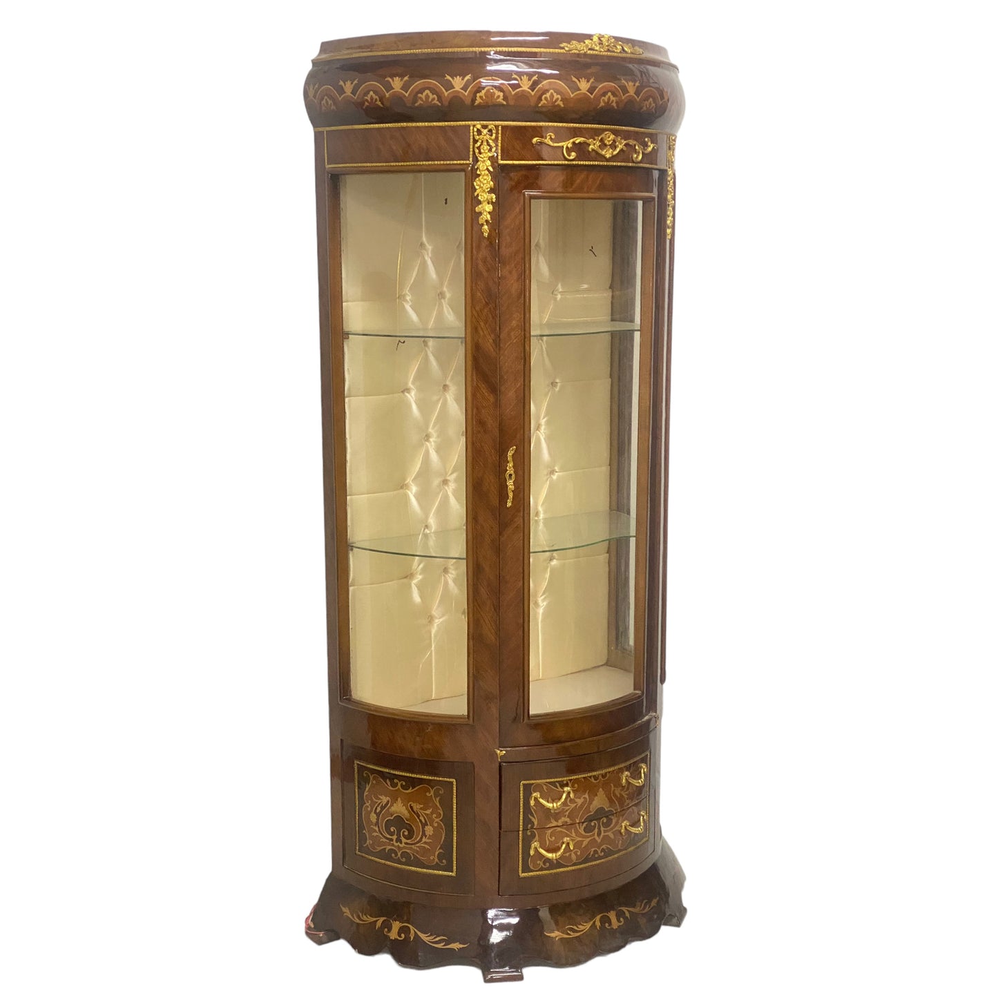 Barok vitrine kast Ghyvelde