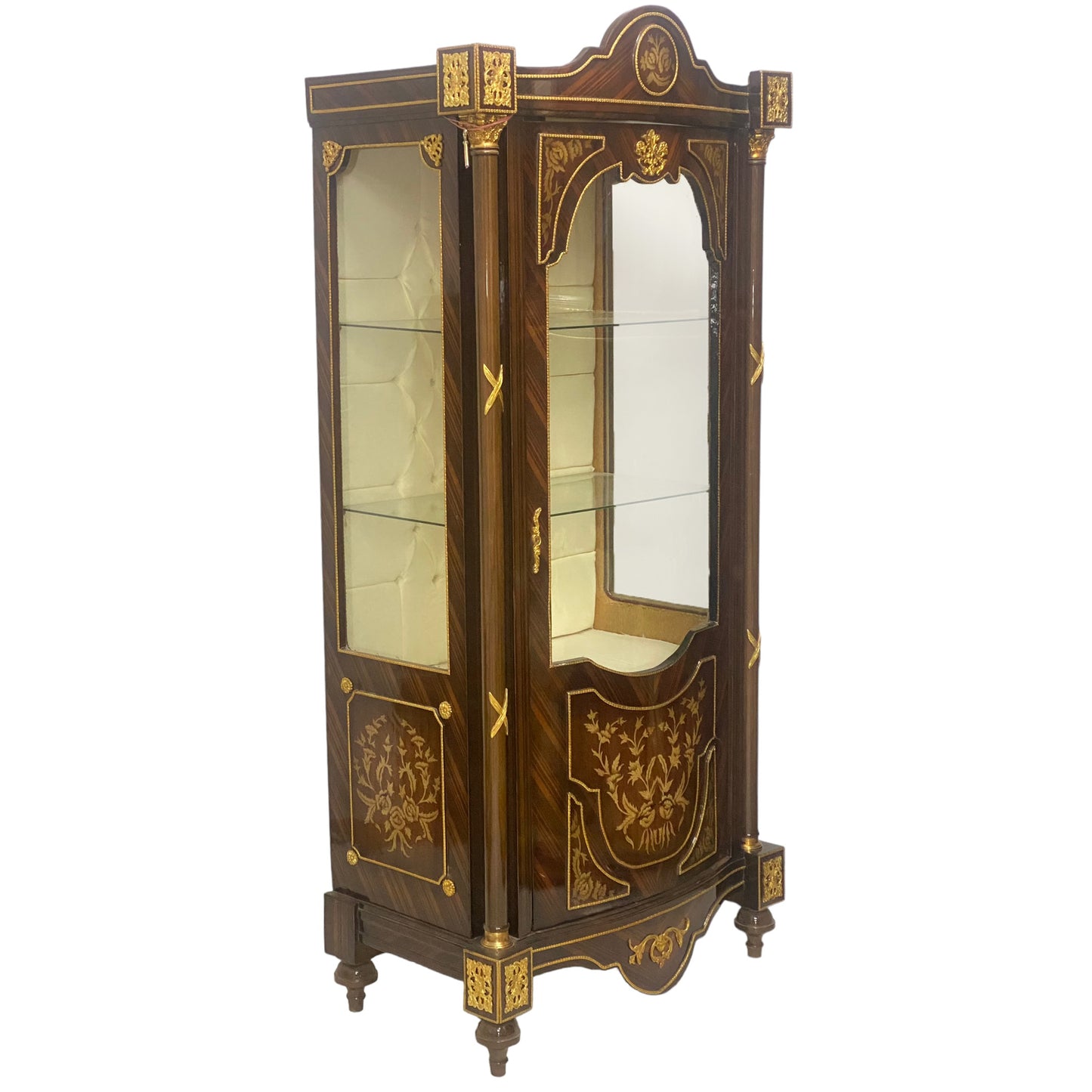 Barok vitrine kast Merville