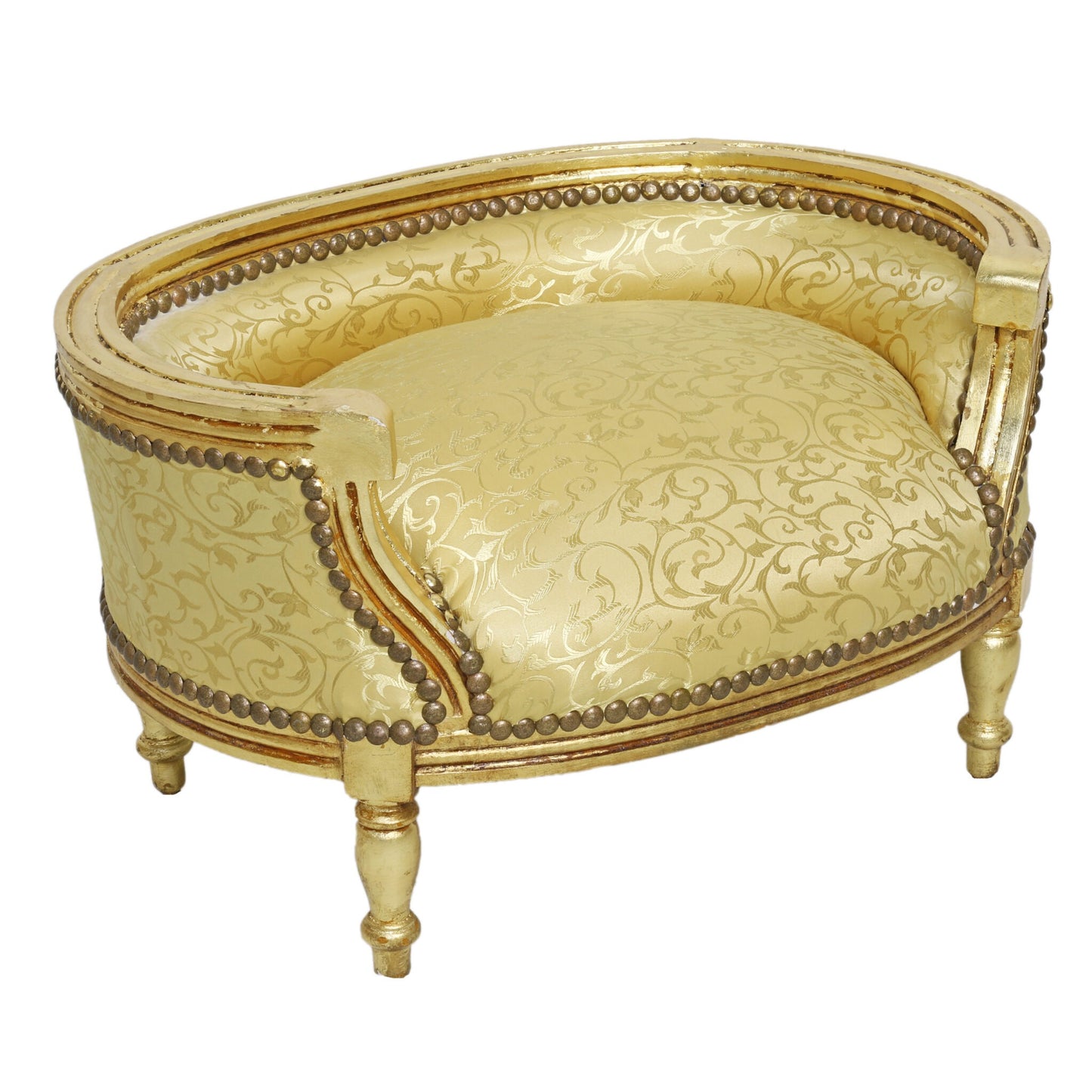 Luxe Barok Dierenmand - Voor Hond of Kat - Goud
