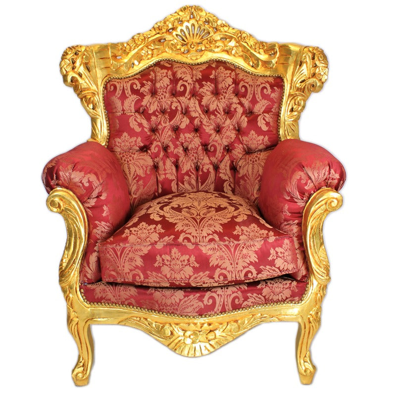 Fauteuil Marseille - Goud Bordeaux
