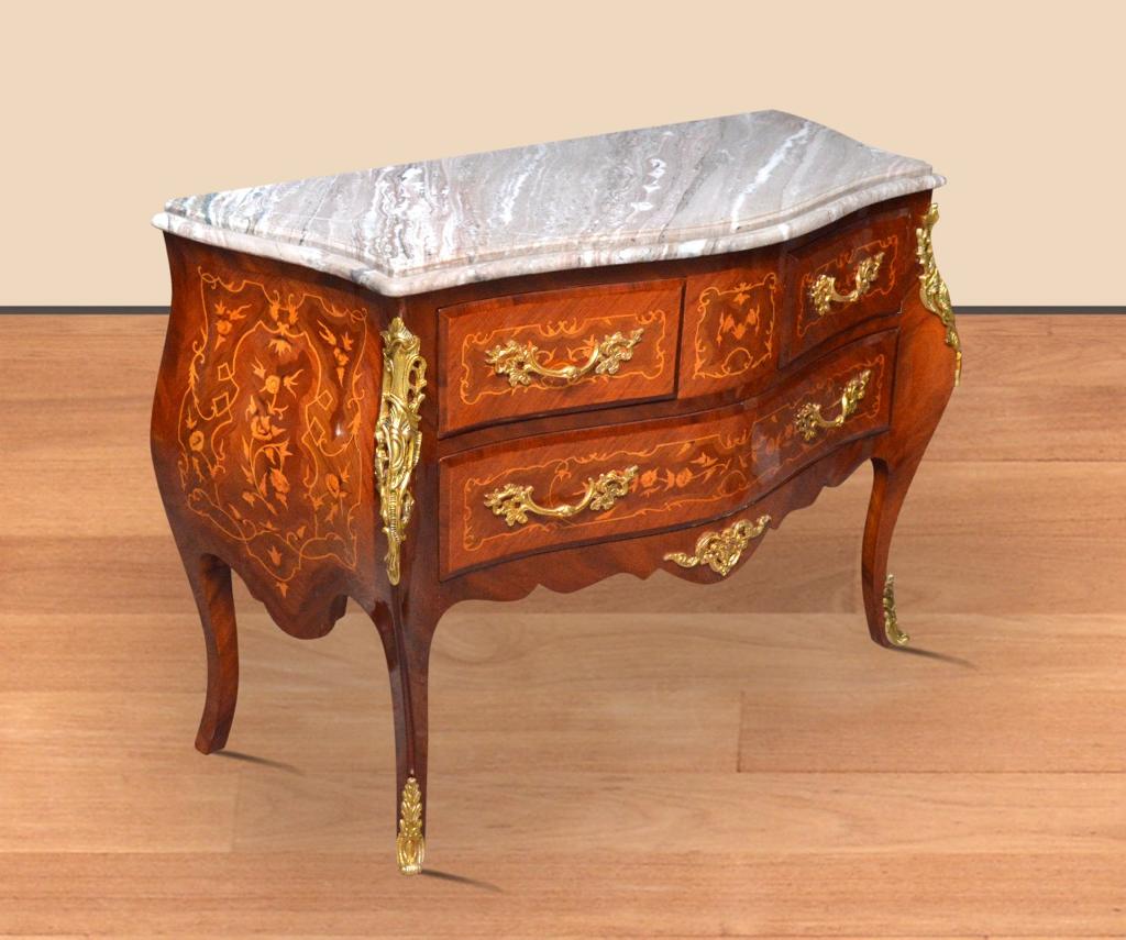 "Luxe barokke commode - Een weelderig pronkstuk met een weelderige afwerking en verfijnde details, biedt deze commode een unieke mix van functionaliteit en schoonheid."