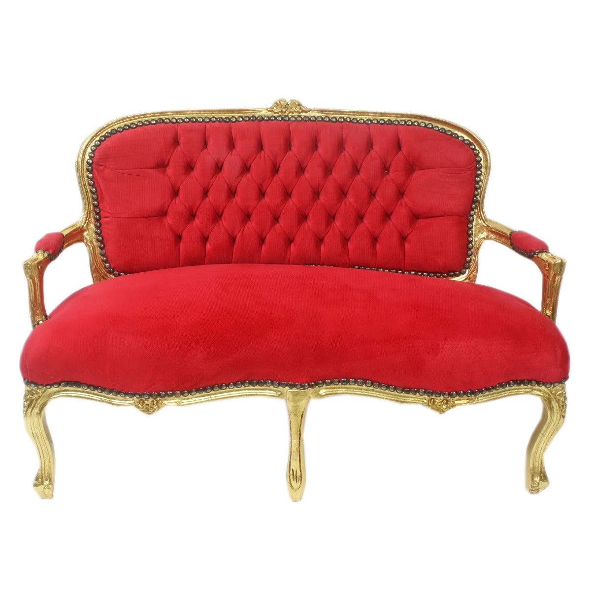 Pirha/Kinder Bankje - Goud Rood