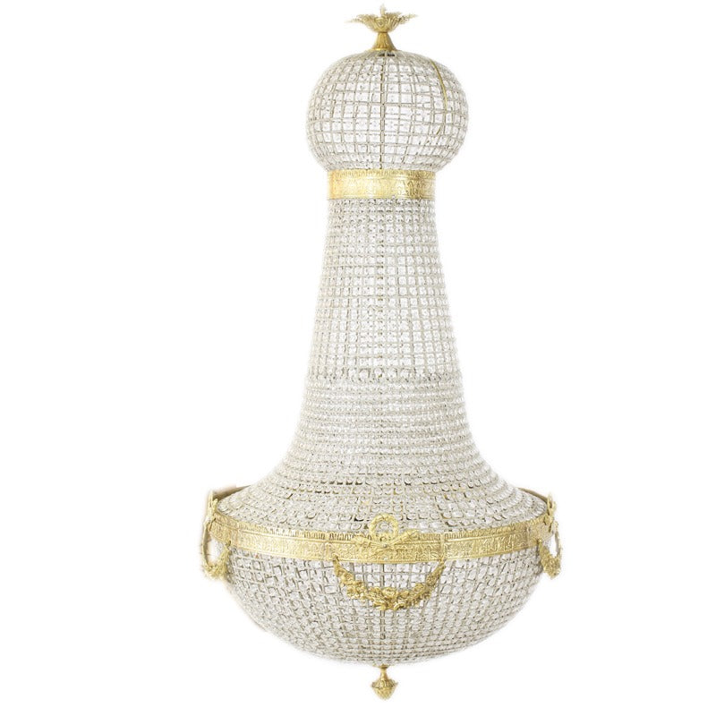Kroonluchter Louise Goud/Zilver