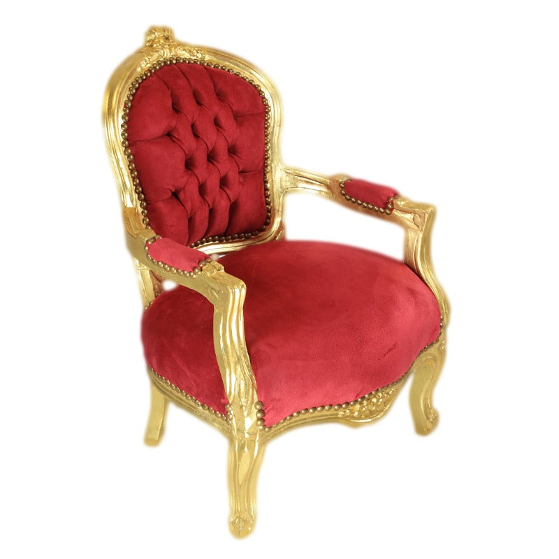 Kinderstoel Goud Bordeaux