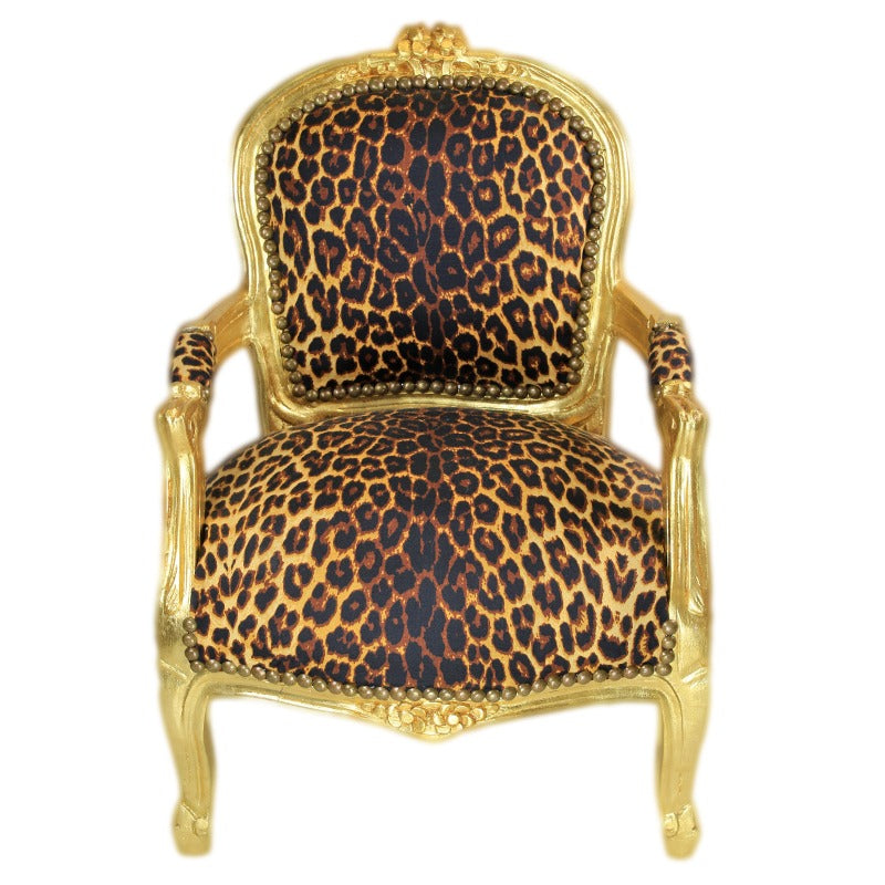 Kinderstoel Goud Panter