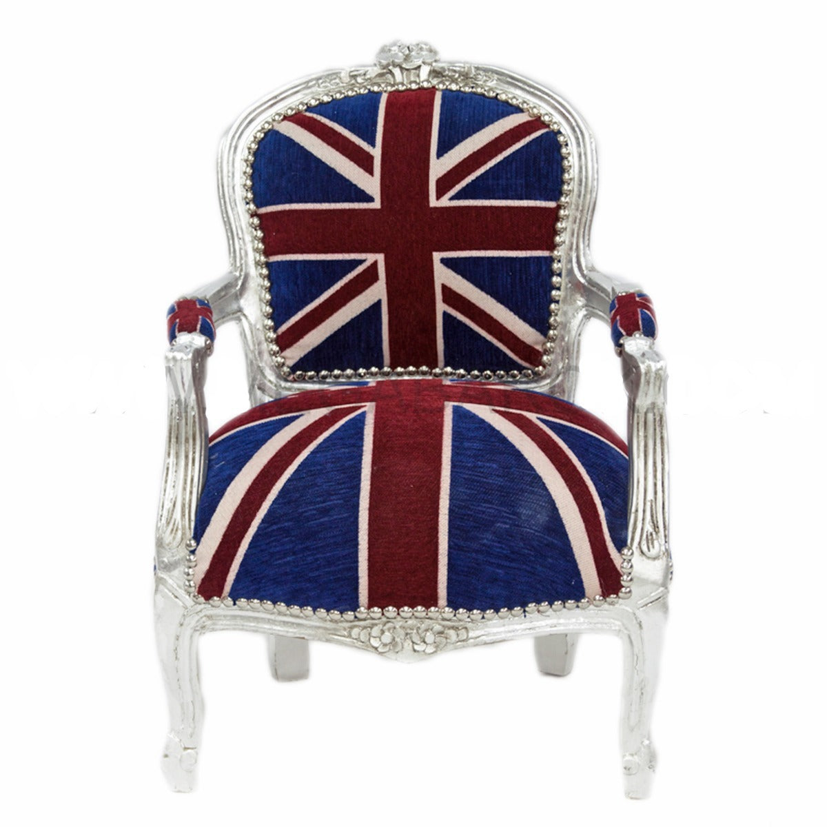 Kinderstoel Zilver Union Jack