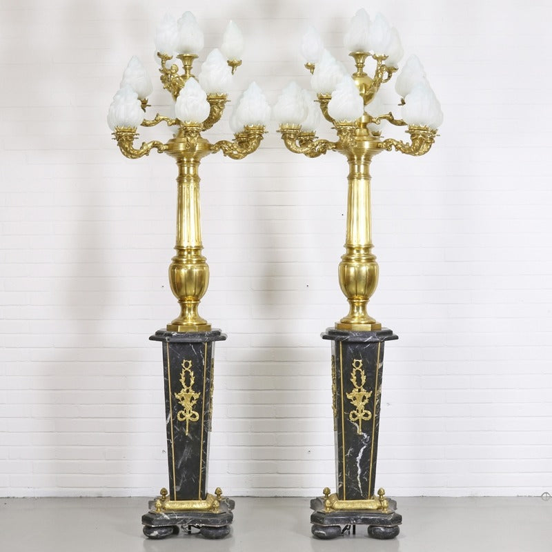 Barok Lampadair Exclusive Versailles Groen