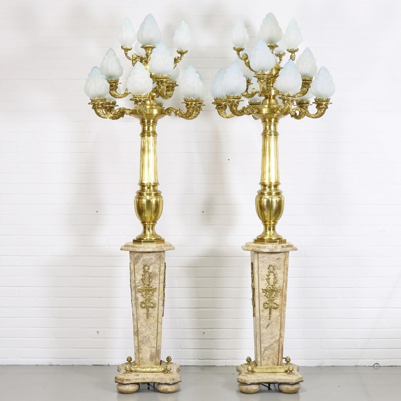 Barok Lampadair Exclusive Versailles Crème