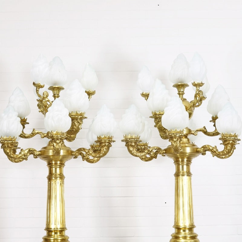 Barok Lampadair Exclusive Versailles Groen