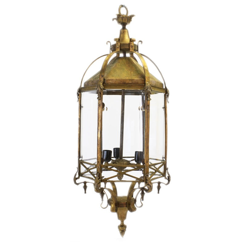 Lantaarn Lamp - Goud/Oxide