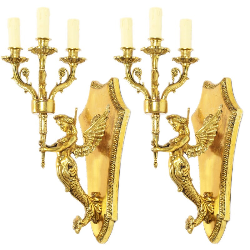 Empire Wandlampen Brons