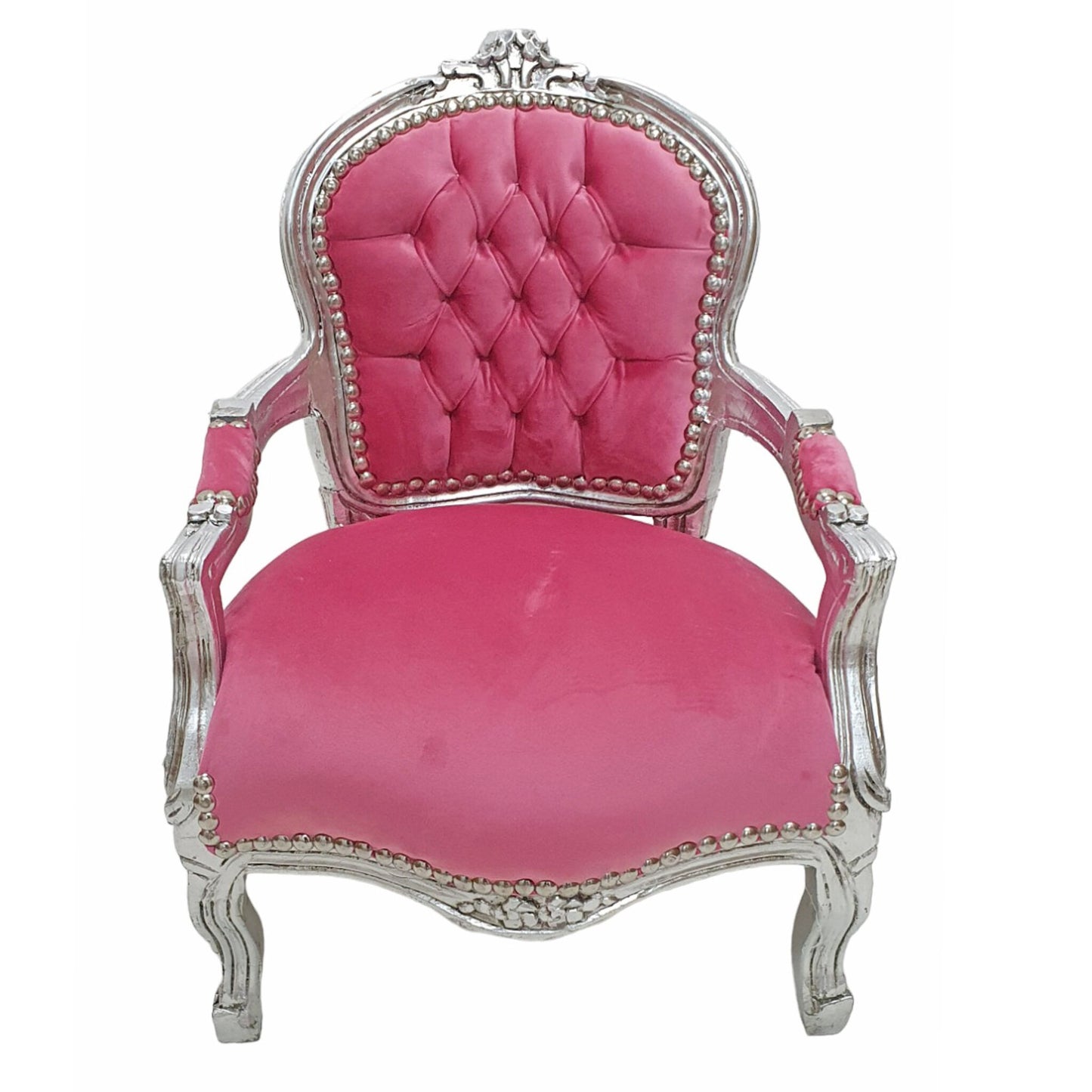 Kinderstoel Zilver Roze