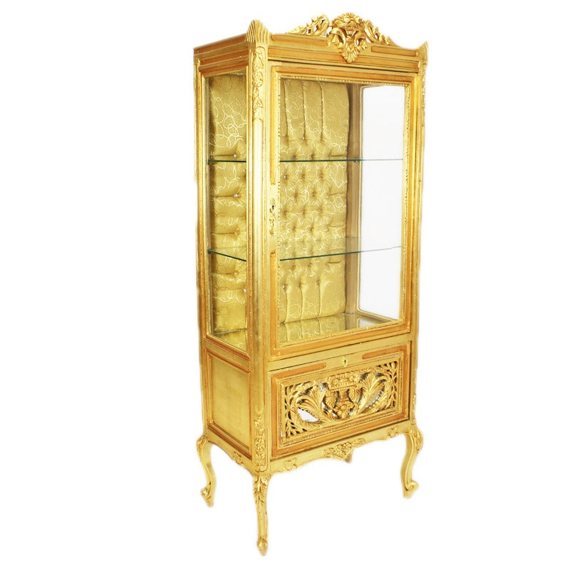 Vitrine Kast Medaillon Goud - MegaBarok