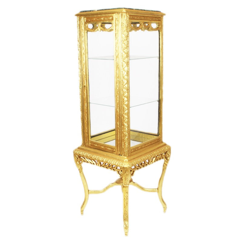 Glas Vitrine Goud - MegaBarok