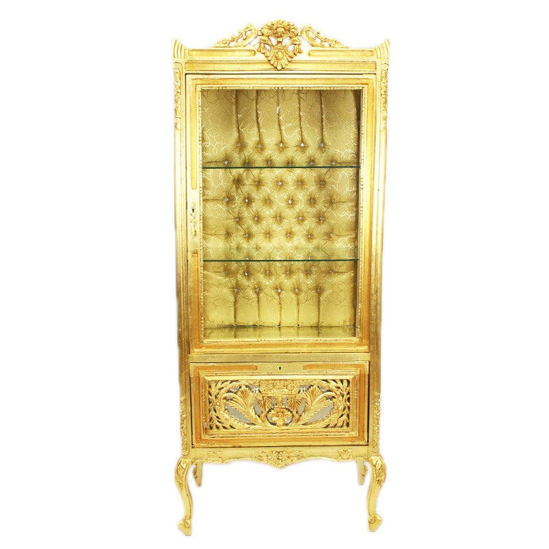 Vitrine Kast Medaillon Goud - MegaBarok