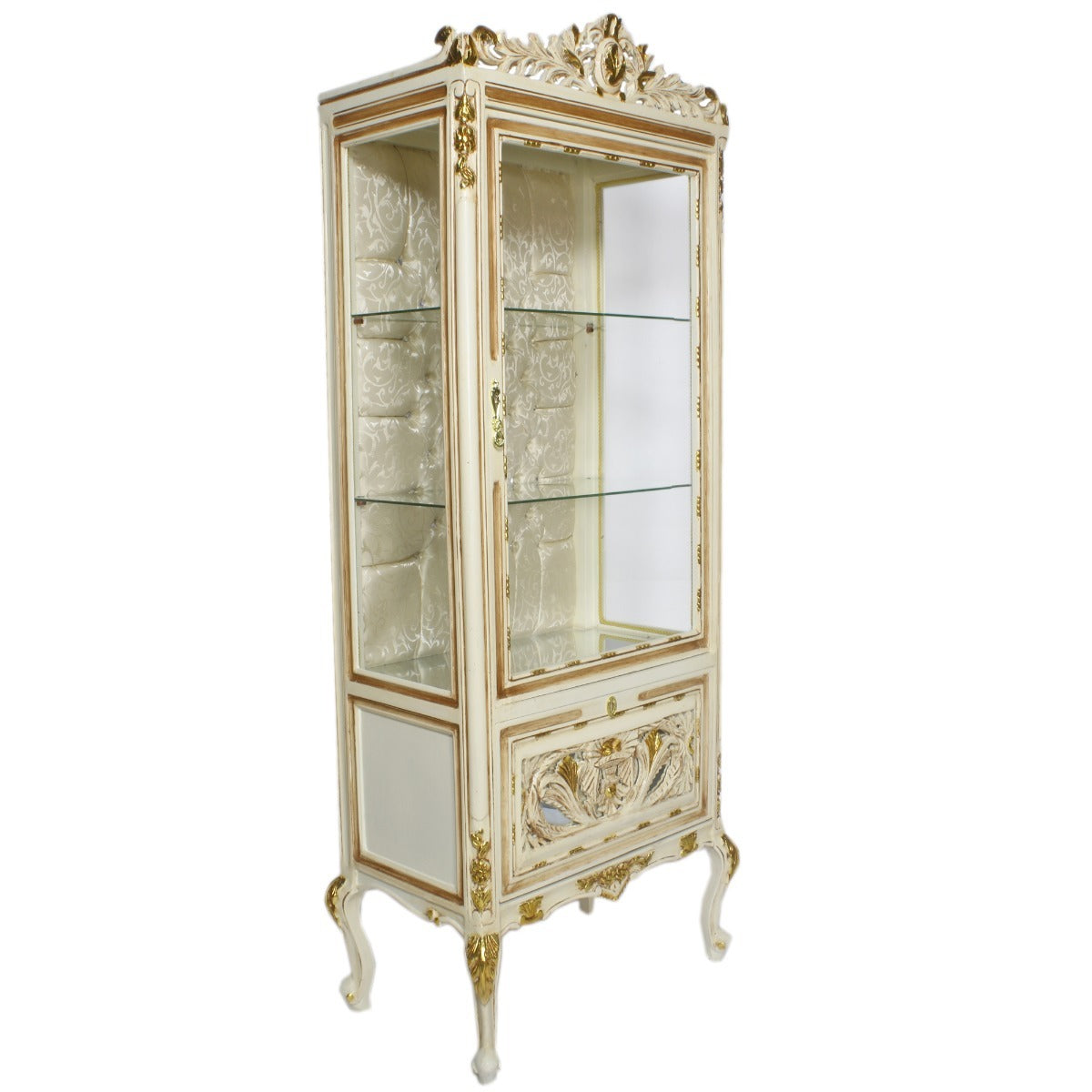 Vitrine Kast Medaillon Créme - MegaBarok