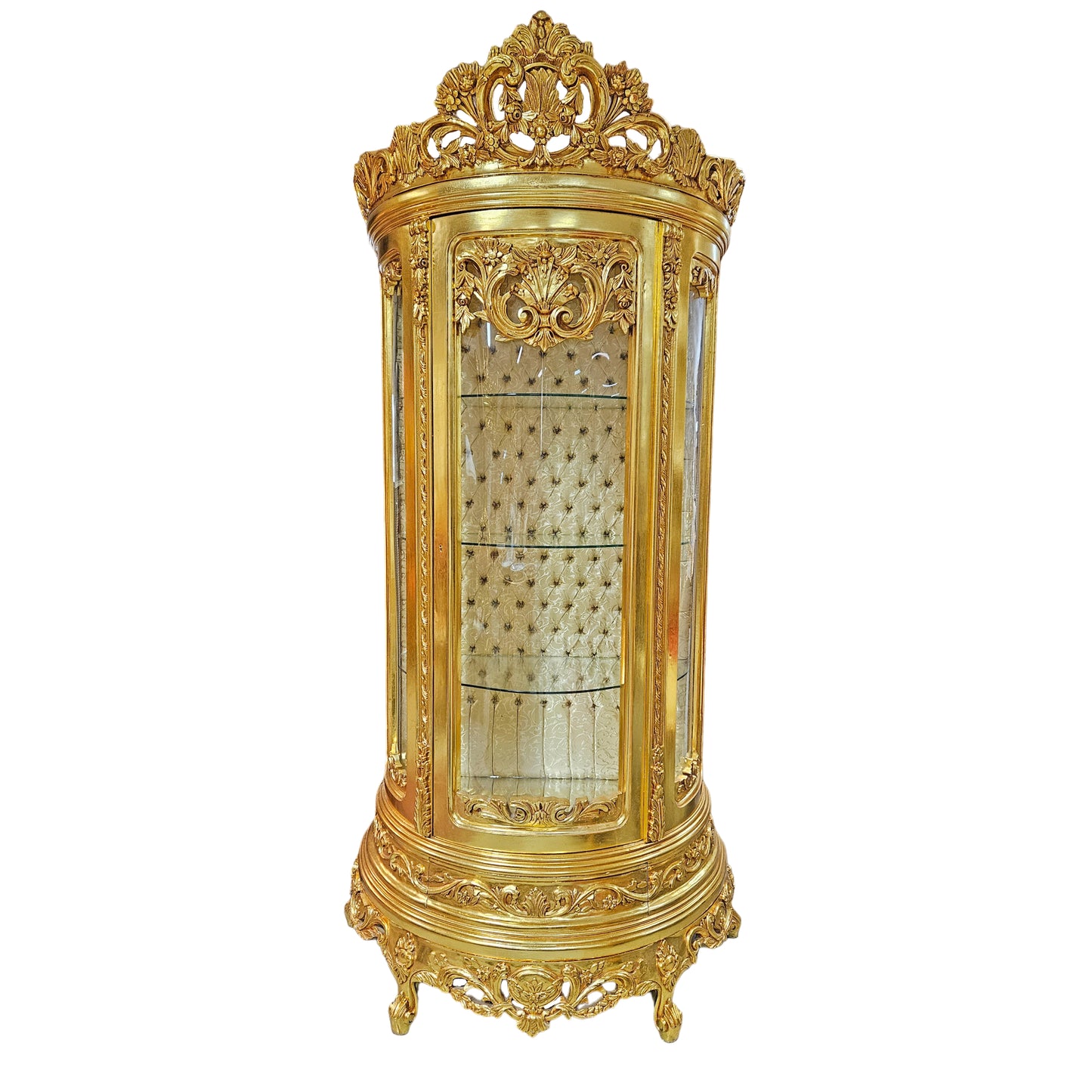 Vitrine Kast Fleur Goud - MegaBarok