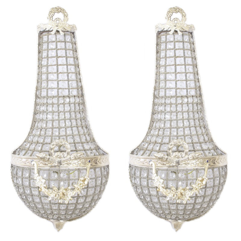 Barok Kristal Wandlamp - SET