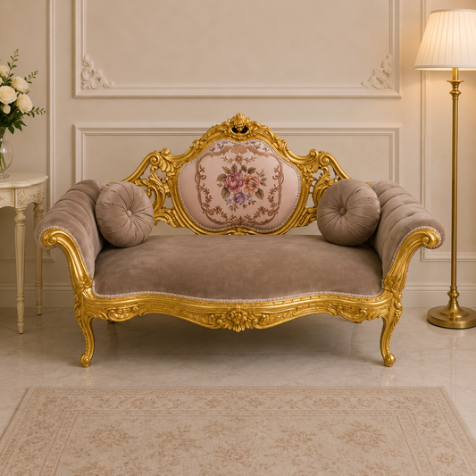 Luxe Franse Barok Bank - Haute