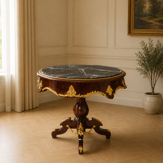 Barok tafel met Marmer