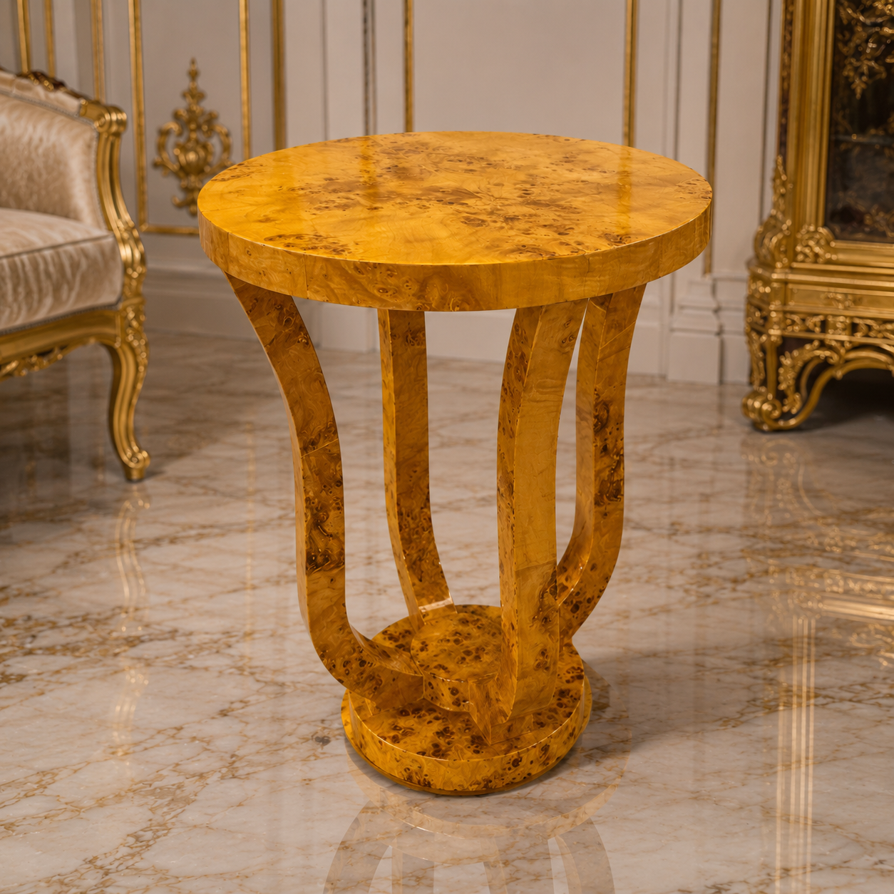 Art-Deco bijzettafel Alaska 1