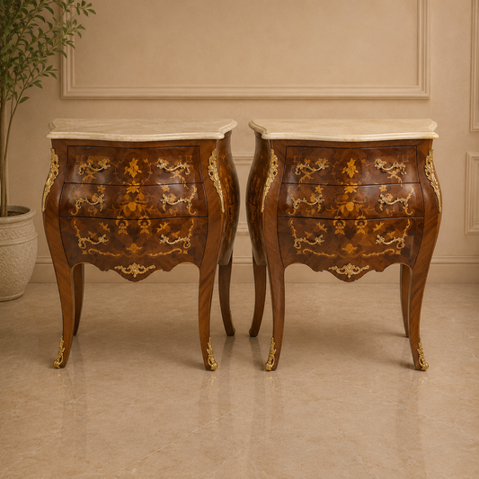 Set Lade kastjes barok 3