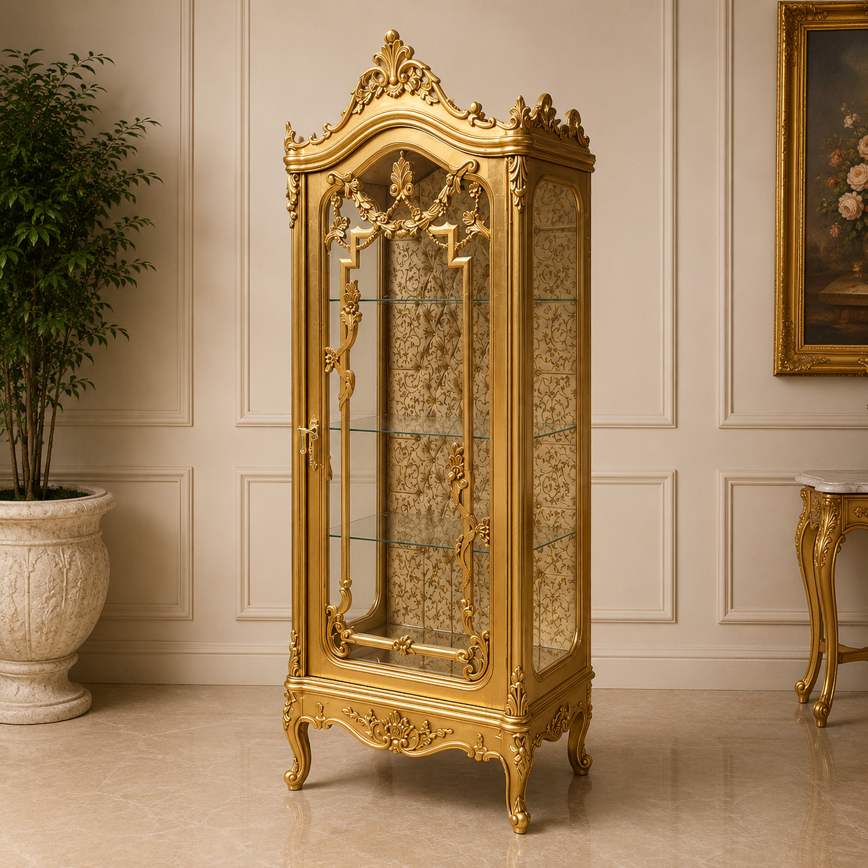 Vitrine Kast Joséphine Goud
