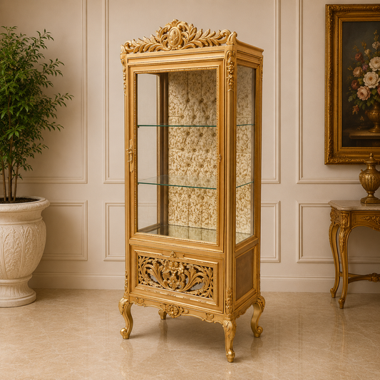 Vitrine Kast Medaillon Goud