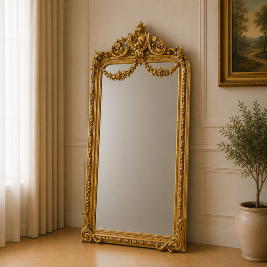 Barok Spiegel XXL Aphrodite Goud