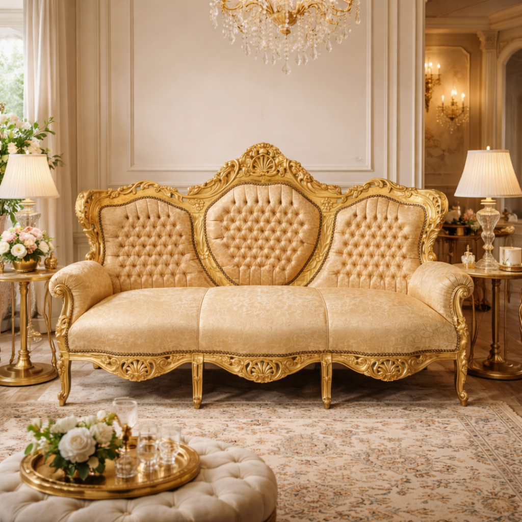 Luxe Banken in Barok Stijl