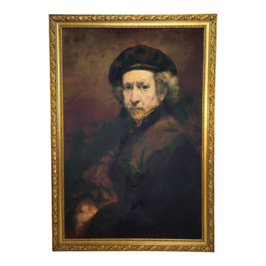 Zelfportret Rembrandt van Rijn XL Goud