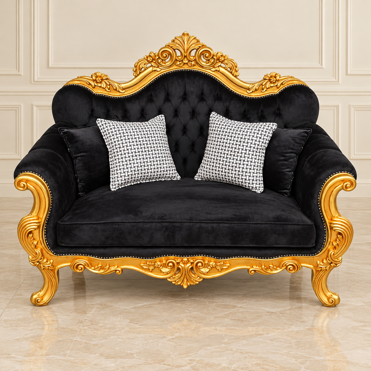 Deluxe Zithoek Set - Goud-zwart