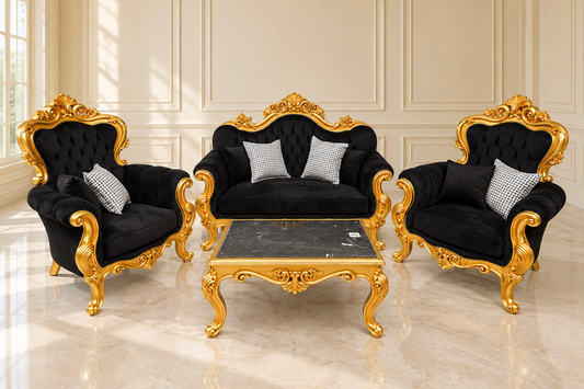 Deluxe Zithoek Set - Goud-zwart