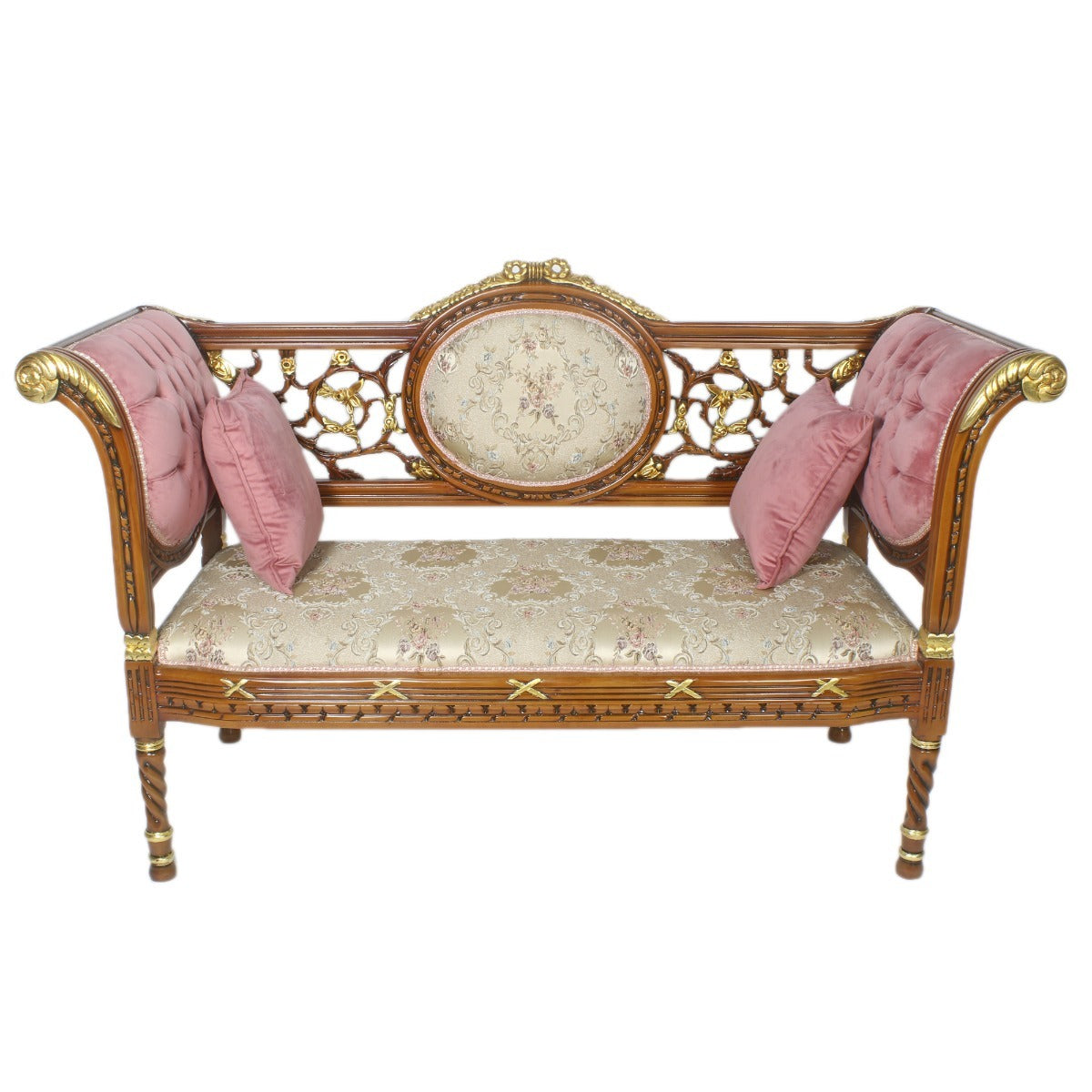 Barok Hocker Cleopatra Royal Napels Bruin