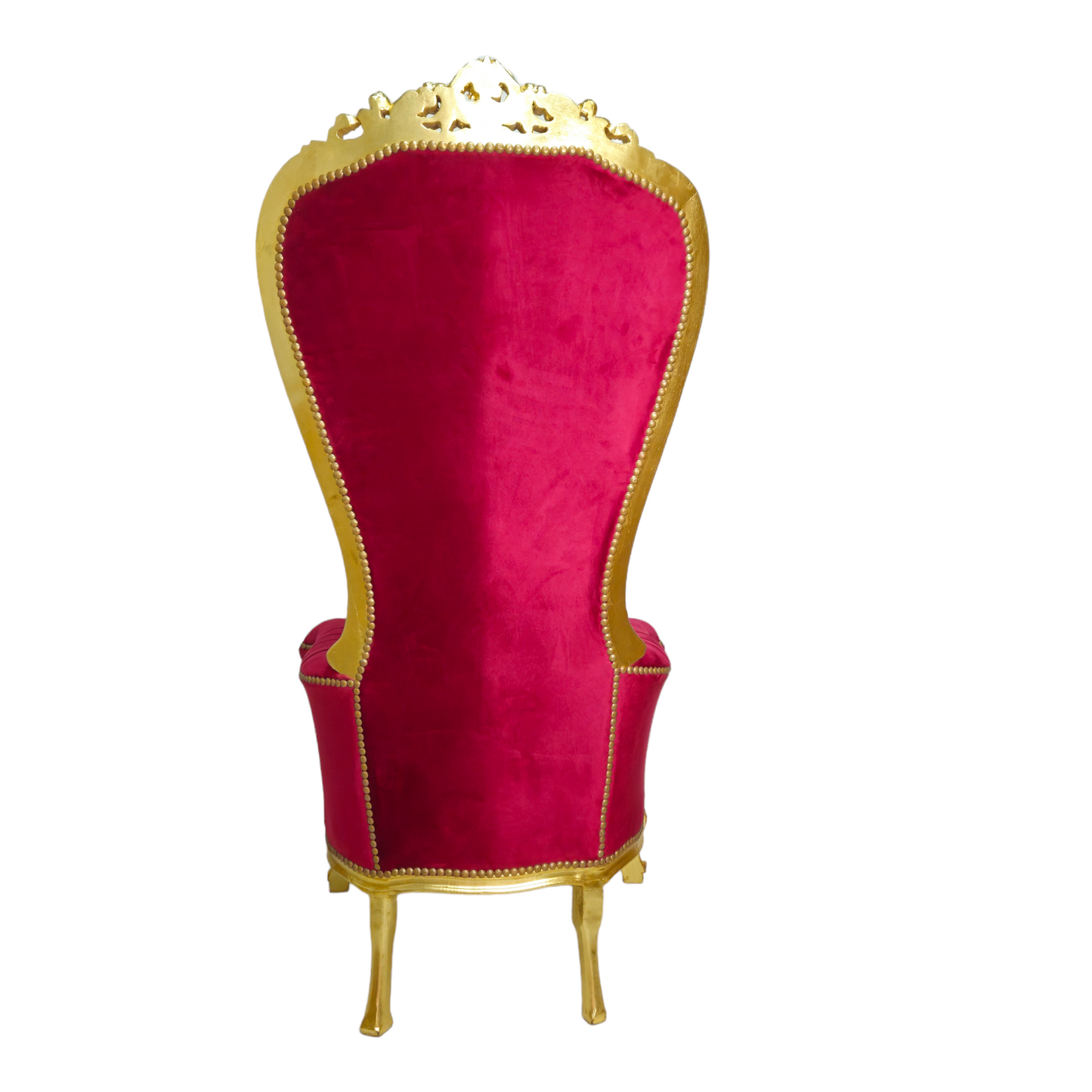 Barok Fauteuil XXL - Goud bordeaux