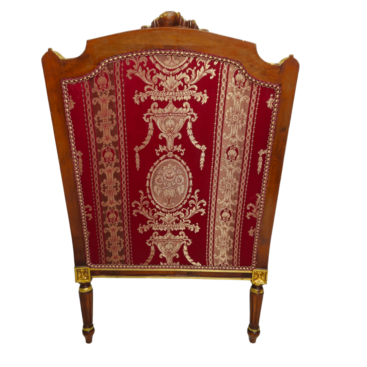 Barok fauteuil Empire bordeaux