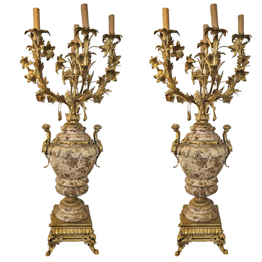Barok Lampadair Exclusive Al Salam Creme