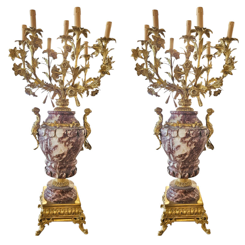 Barok Lampadair Exclusive Al Salam rood